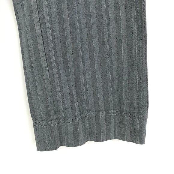 Lane Bryant Venezia Striped Pants Women's Plus Size 14 Wide Leg Gray 5-pocket - Picture 6 of 11